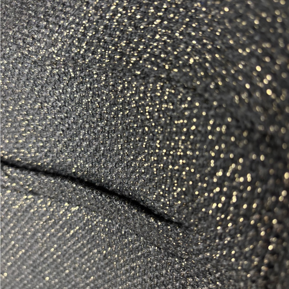 Banana republic factory nwt sz six Black gold woven Textured Skirt - Picture 2 of 10